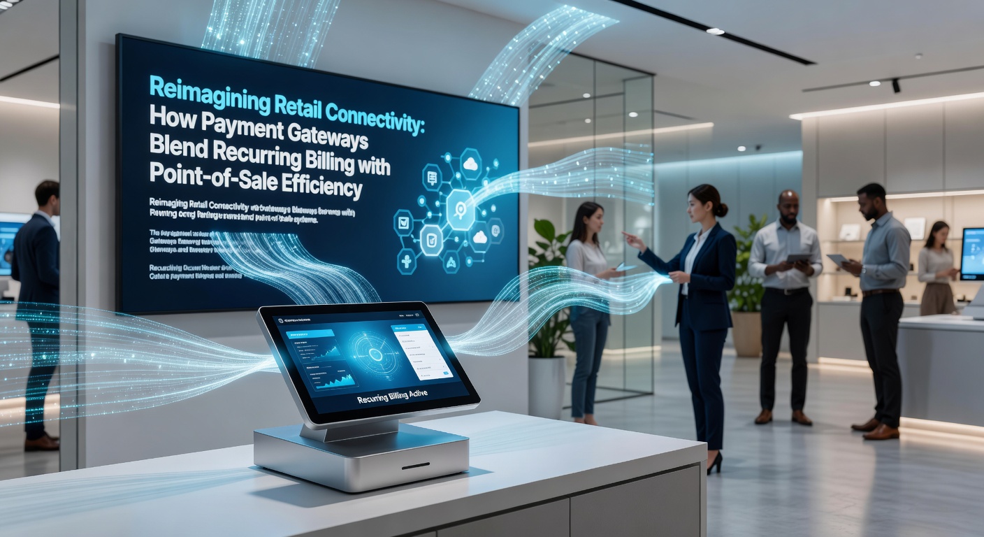Data visualization of reduced transaction costs from blended recurring billing and POS payment processing